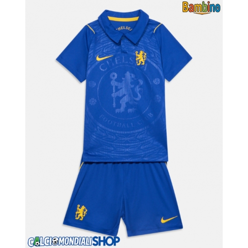 Maglie da calcio Chelsea Prima Maglia Bambino 2026-27 Manica Corta + Pantaloni corti)